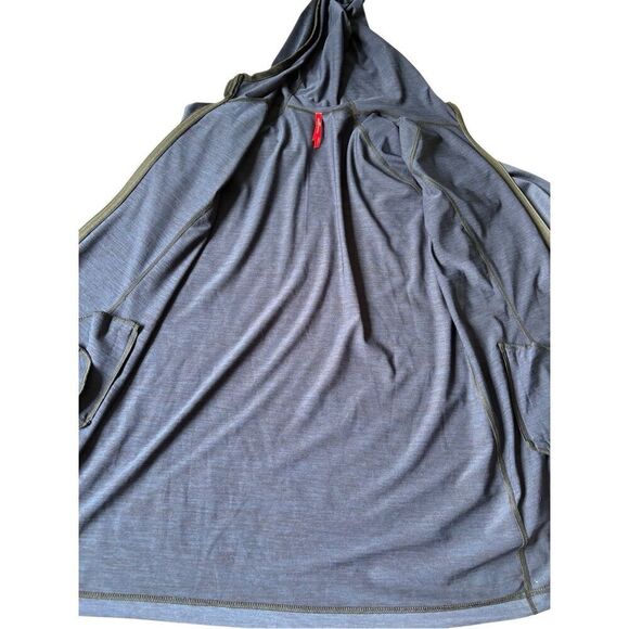 Ruby Ribbon Full Zip Hang Out Hoodie Size L Large Navy Blue - Picture 12 of 12